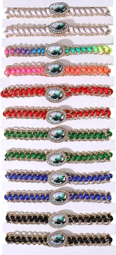 612 pulseras de la Virgen María San Benito San Juda rosario hechas a mano nudo rojo pulsera de la suerte para hombres o mujeres como regalo y se