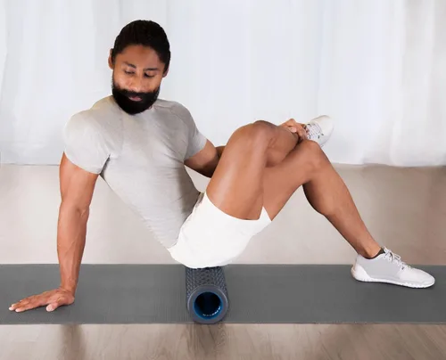 Miniatura 6 de Teeter Rodillo de espuma de masaje, texturizado para alivio muscular de tejido profundo para aumentar la recuperación, flexibilidad, movilidad, Más