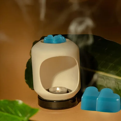 Miniatura 2 de pliadvbu Cera perfumada que derrite el corazón para calentador de cera perfumada – 100% soja derretida – 12 fragancias x 6 corazones para el hogar