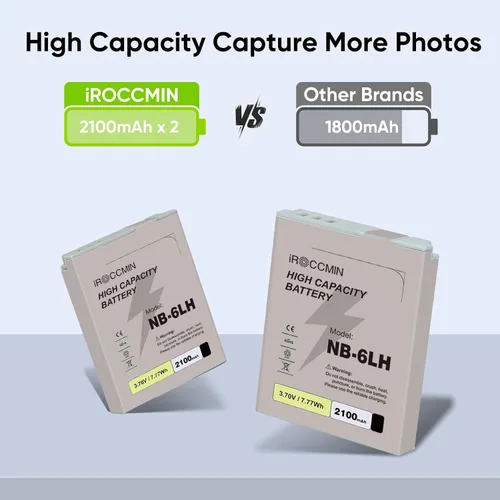 Miniatura 3 de 2 baterías de repuesto EN-EL5 de 2300 mAh para Nikon Coolpix 3700, 4200, 5200, 5900, 7900, P3, P4, P80, P90, P100, P500, P510, P520, P530, P5000