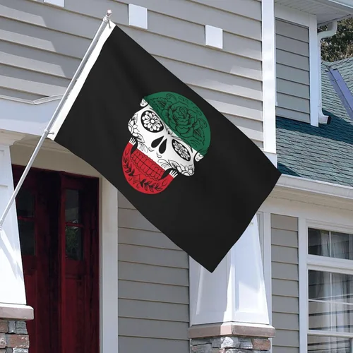 Miniatura 12 de Bandera de 3 x 5 pies, calendario azteca mexicano de doble cara, letrero grande para pared, dormitorio, sala de estar, decoración colgante de casa