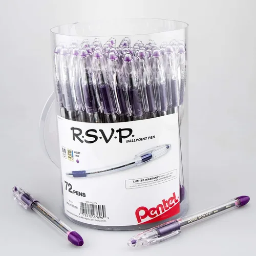 Miniatura 14 de Pentel - Bolígrafo RSVP, Negro