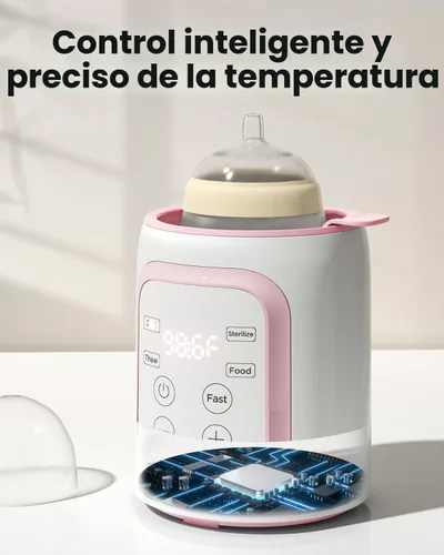 Miniatura 8 de Grownsy Calentador de biberones, calentador rápido de biberones para todos los biberones, calentador de leche para leche materna o fórmula, control