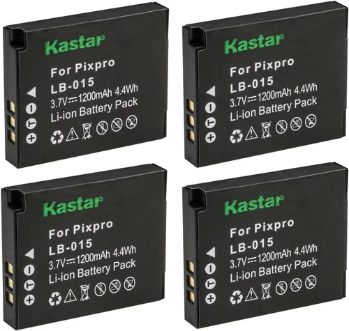 Miniatura 7 de Kastar Batería LB015 de repuesto para batería recargable de iones de litio Kokad LB-015 y cámara digital Kokad PIXPRO WPZ2