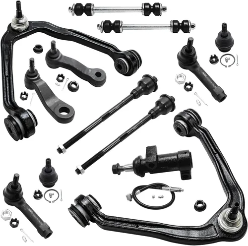 Miniatura 49 de Detroit Axle - Kit de extremo delantero para Ford 1998-2001 Explorer Mercury Mountaineer, 4 barras estabilizadoras delanteras y traseras, 2 brazos