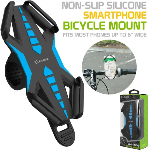 Miniatura 7 de Cellet Soporte universal para teléfono para motocicleta, bicicleta, compatible con Apple iPhones, Samsung Galaxy, Google Pixels, Motorola Azul