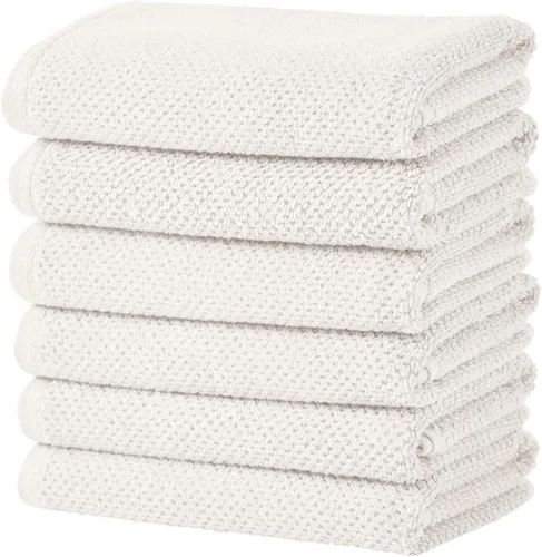 Miniatura 54 de Great Bay Home Toalla de baño blanca – Toalla de baño de gran tamaño 100% algodón de 68 x 35 pulgadas – Absorbente, de secado rápido, toalla de baño