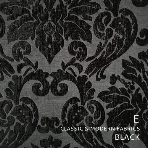 The Yard - 7 colores/terciopelo tono sobre tono damasco negro tela / / cortinas, tapicería, almohada, disfraz/marfil, dorado, gris, marrón, negro,