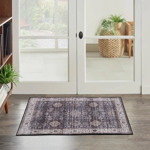 Miniatura 18 de Nourison Home Fulton - Alfombra de 2 x 3 pies, fácil de limpiar, no se desprende, para dormitorio, sala de estar, comedor, cocina (2 x 3 pies)