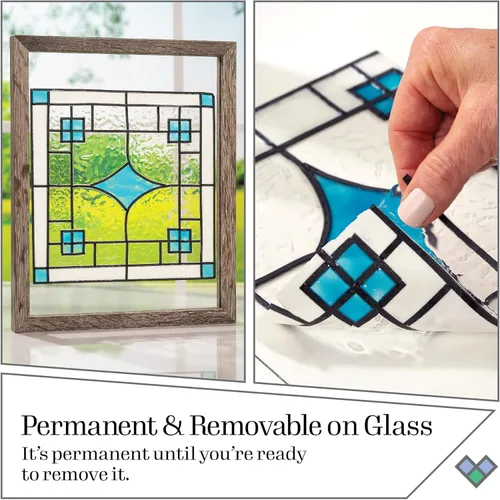 Miniatura 5 de Pintura para vitrales transparente de Gallery Glass, 8 fl oz - Perfecta para proyectos de bricolaje de arte y manualidades, 19699