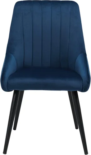 Miniatura 5 de DUHOME Juego de 2 sillas de comedor, sillas decorativas tapizadas sin brazos, silla de ocio con respaldo alto de mediados de siglo, silla