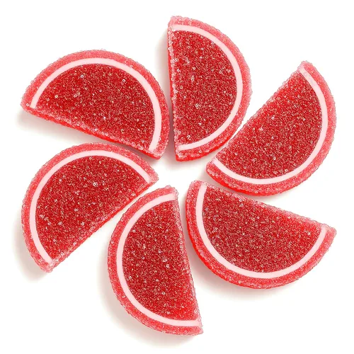 Miniatura 22 de NY Spice Shop Caramelo de rebanadas de fruta de sandía – 1 libra de sabor dulce masticable de gelatina de frutas de caramelo – Gomitas de frutas