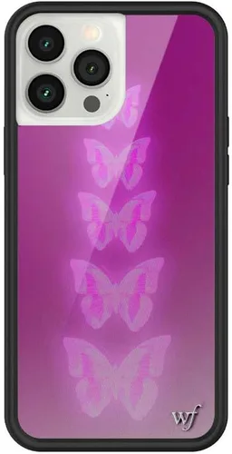 Miniatura 3 de Wildflower Fundas - Realización Par x Devon Lee Carlson, Compatible con Apple iPhone 13 Pro Max Rojo, Ranas, Colaboración - Protector de Par