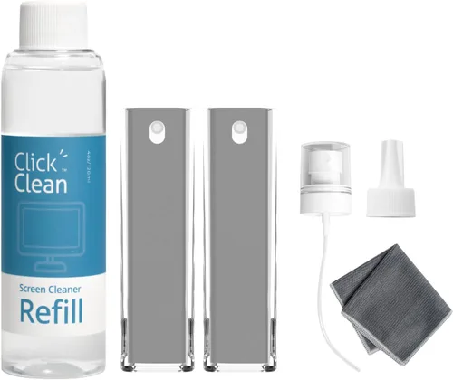 Miniatura 11 de Click Clean Kits de limpieza de pantalla – 4 limpiadores de pantalla todo en uno con repuesto de limpiador de 4 onzas, 1 paño de microfibra