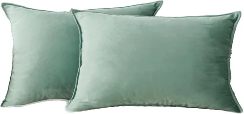 Miniatura 19 de JIAHANNHA Fundas de Almohadas Decorativas de Terciopelo Morado Paquete de 2 Primavera Decorativas Suaves para Sofá Cama Sala de Estar Oficina 18×18