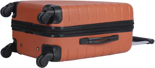 Miniatura 5 de Wrangler - Juego de piezas de equipaje inteligente con portavasos y puerto USB, Burnt orange