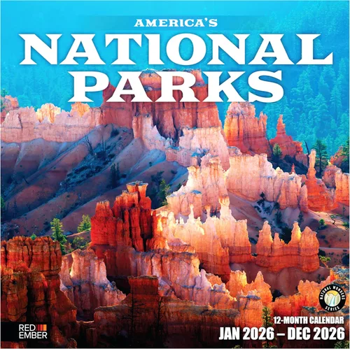 Miniatura 20 de RED EMBER - Calendario de pared Untamed & Beautiful Pathways 2026, de 12 meses, papel grueso y resistente, regalo para las fiestas, calendario