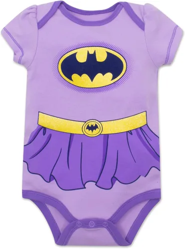 Miniatura 6 de WARNER BROS DC Comics Justice League - Paquete de 5 mamelucos para niñas, Multi