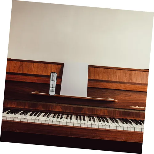 Miniatura 5 de MILISTEN Metrónomo mecánico universal mini metrónomo para guitarra de piano (caoba)