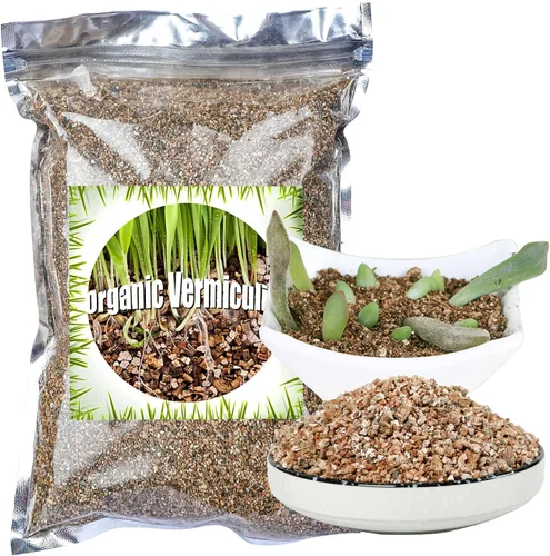 Vermiculita orgánica 1 qt de Doter, aumenta la retención de agua y nutrientes y airea el suelo, perfecta para esquejes de raíces, germinación de