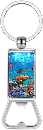 Miniatura 25 de WIRESTER Llavero de metal para abrebotellas, abridor de botellas de cerveza, llavero para cocina, bar, restaurante, fácil de transportar, mariposa