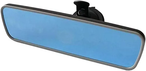 Miniatura 9 de Espejo retrovisor, espejo HD antirreflejo de 9.56 pulgadas, espejo retrovisor universal para interior del automóvil con ventosa ajustable y diseño
