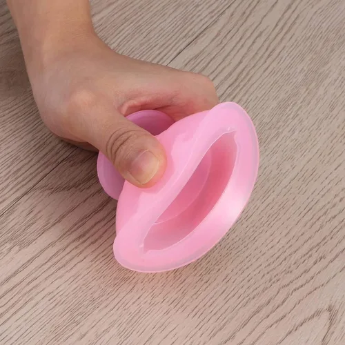 Miniatura 8 de Juego de 12 tazas de ventosas de silicona rosadas, juego profesional de terapia de succión de masaje al vacío, ventosas corporales, taza de masaje