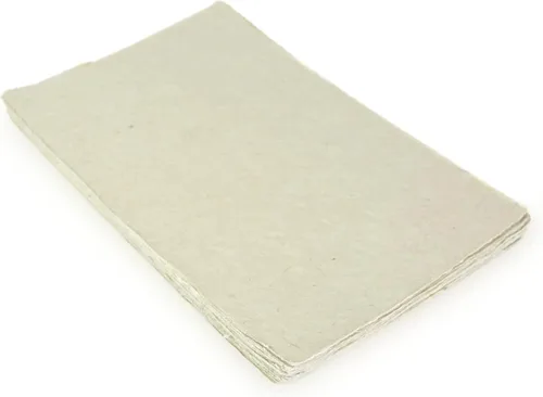 Miniatura 7 de Kathmandu Valley Co. Papel de cartulina Lokta hecho a mano tamaño A5 con borde Deckle. Papel lokta sin árboles para papelería vintage, impresión e
