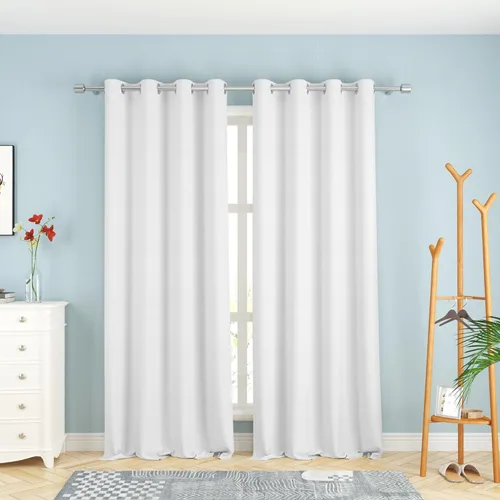 Miniatura 14 de UPOPO Cortinas de niveles de cocina negras de privacidad de lino texturizado de 24 pulgadas de largo, cortinas de café sobre el fregadero, cortinas