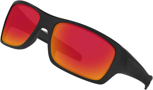 Miniatura 2 de BroLizard - Lente polarizada para gafas de sol Oakley Turbine OO9263, rojo