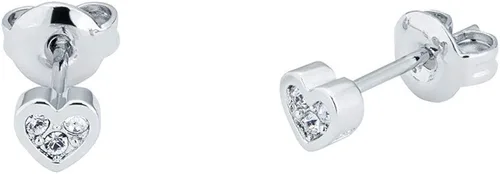 Miniatura 2 de Ted Baker Neena Nano - Pendientes de tuerca con forma de corazón opciones de tono plateado o oro rosa Latón cristal