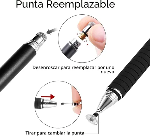 Miniatura 8 de MEKO Lápiz Universal, [Serie de Precisión 2 en 1] Lápices con Punta de Disco para Pantalla Táctil para Todas las Pantallas Táctiles Capacitivas