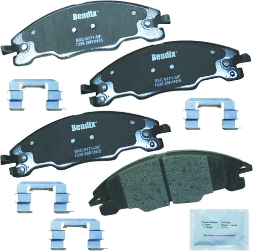 Miniatura 342 de Pastillas de freno delanteras cerámicas Bendix Priority1 CFC2302 para Hyundai Elantra 2021, Sonata 2022-2020, Kia K5 2023-2021