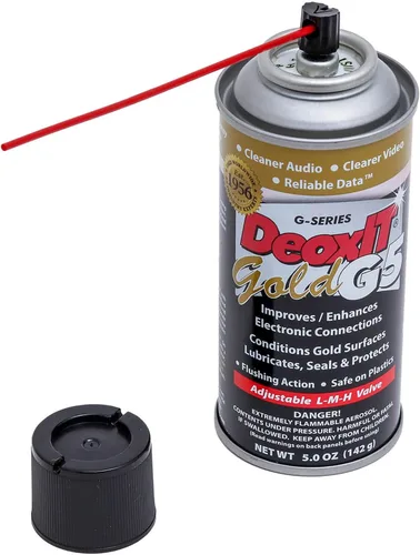 Miniatura 2 de Hosa G5S-6 CAIG DeoxIT mejorador de contacto 5 % spray, 5 oz