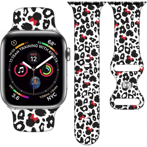 Miniatura 9 de Correa de Dibujos Animados Compatible con Apple Watch 38mm/40mm/41mm/42mm/44mm/45mm/46mm, Correas Lindas de Reemplazo para Apple Watch Series 10 9 8