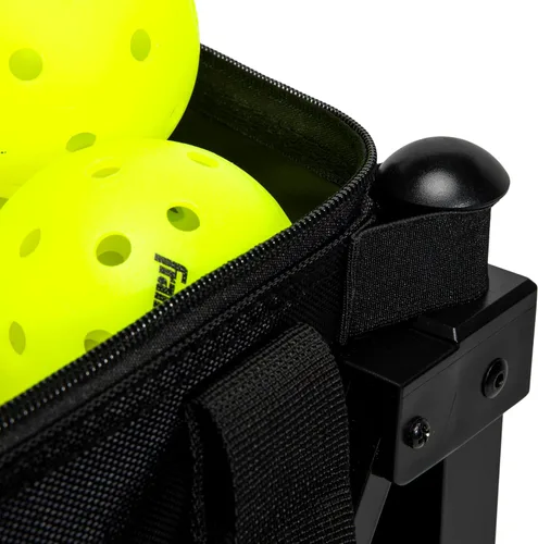 Miniatura 7 de Franklin Sports Tolva de pickleball portátil + bolsa de transporte - (100) cesta de pickleball + cesta de viaje con ruedas - Fácil almacenamiento +
