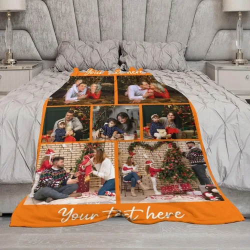 Miniatura 2 de IEK Manta personalizada, manta personalizada con foto, foto personalizada de la manta, foto personalizada de la manta, manta de regalo para mamá