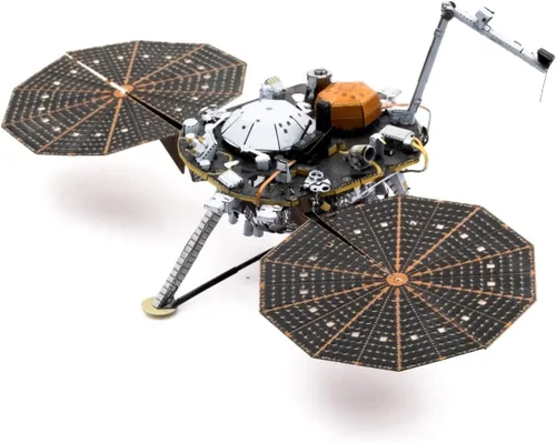 Miniatura 6 de Metal Earth Fascinations Insight Mars Lander 3D Kit de modelo de metal con pinzas