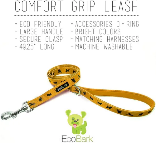 Miniatura 24 de EcoBark Correa para Perro - Correas Cómodas y Reflectantes con Asa Acolchada - Fuerte y Duradera de Alta Resistencia - Entrenamiento y Tiro