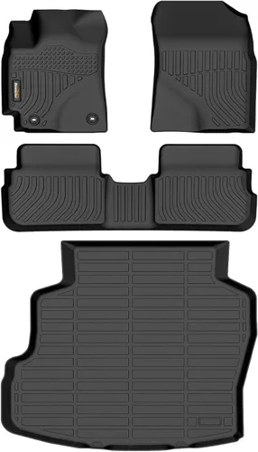 Miniatura 33 de Alfombrillas de TPE para Toyota Highlander 2014-2019 7 y 8 asientos, protección para todo tipo de clima, forros de piso de automóvil resistentes