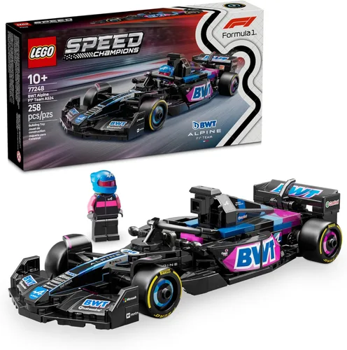 LEGO Speed Champions BWT Alpine F1 Team A524 Auto de Carrera de Juguete - Juego de Construcción para Niños, Niños y Niñas, Edades 10+ - Auto de