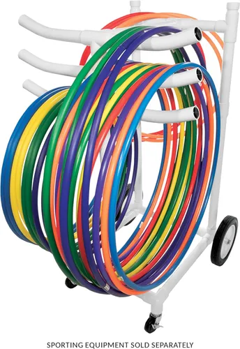 Miniatura 5 de Champion Sports Carrito de aro de plástico resistente