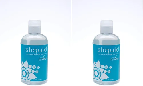 Miniatura 8 de Sliquid Sea - Lubricante a base de agua, gel íntimo infundido con extractos de algas marinas rejuvenecedores e hidratantes, lubricante personal, 8.5