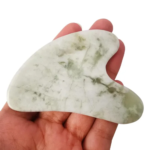 Miniatura 2 de Gua Sha Herramienta facial de acero inoxidable, tabla de masaje para relajación de spa en casa y cuidado diario de belleza herramienta de raspado