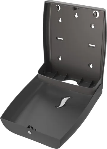 Miniatura 6 de Oasis Creations - Dispensador de toallas de papel sin contacto para montaje en pared, capacidad para 500 toallas de papel multipliegues, color negro