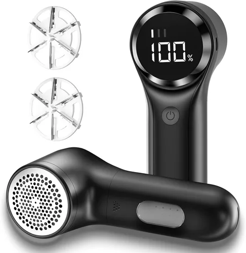Miniatura 8 de Buywoo Afeitadora de Tela, Removedor de Pelusas Eléctrico, Afeitadora de Pelusas Recargable, Esenciales Domésticos para Ropa, Tapicería, Muebles