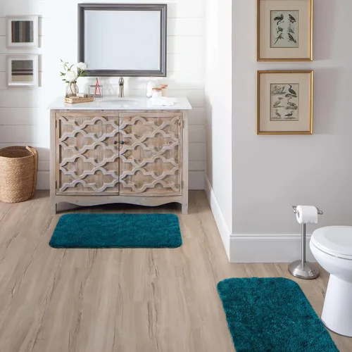 Miniatura 12 de Mohawk Home Alfombra de baño lavable a máquina, marrón oscuro, 1 pies 11 pulgadas x 3 pies 3 pulgadas, perfecta para tu baño