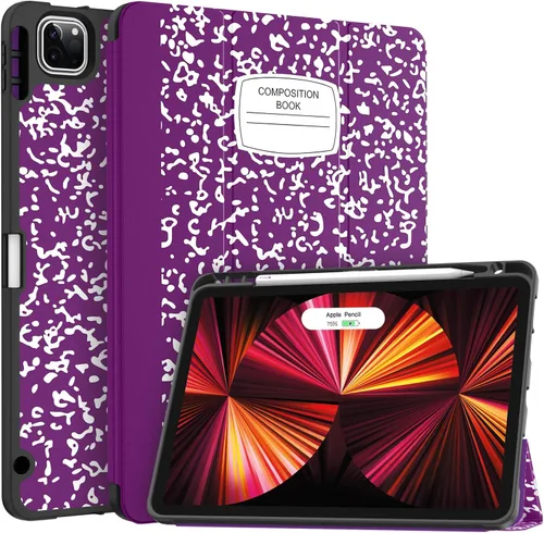 Miniatura 20 de Soke Funda para iPad Pro 11 (M2) 2022/2021/2020 con soporte para lápices