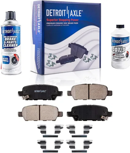Miniatura 94 de Detroit Axle - Pastillas de Freno para Nissan Altima Sentra 350Z Juke INFINITI G35, Pastillas de Freno Cerámica Delanteras y Traseras Reemplazo