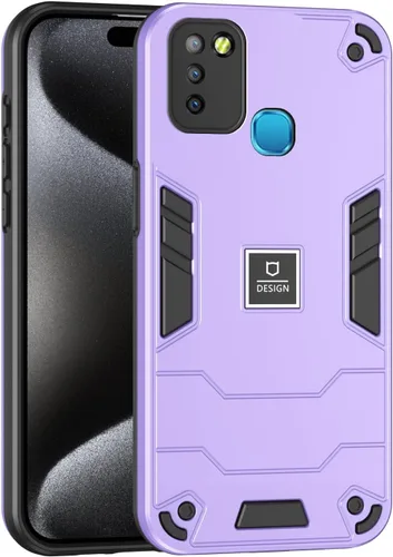 Miniatura 400 de Funda compatible con Huawei Y9 Prime (2019), compatible con Huawei Y9 Prime (2019) 4G STK-L21 2 en 1 [PC duro + TPU], funda de teléfono azul
